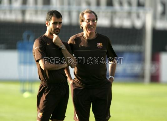 Paco Seirul-lo y Pep Guardiola - www.entrenamientodeportivo.org